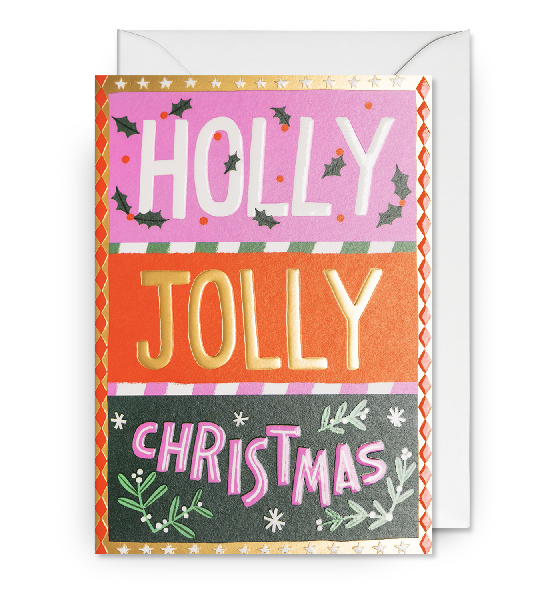 Holly Jolly Christmas Card