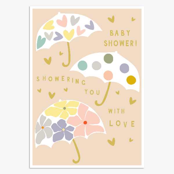 Umbrella New Baby Card