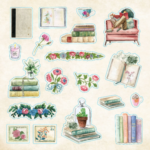 Bibliophilia Ephemera Sticker Book