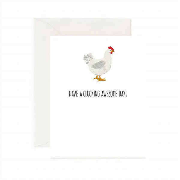 Clucking Awesome Day Birthday Card