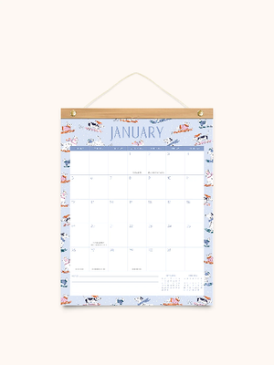 Studio Oh! 2025 12-Month Hanger Calendar | Dog Days