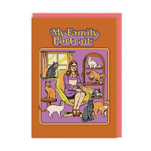 Family Portrait Blank Humour Card