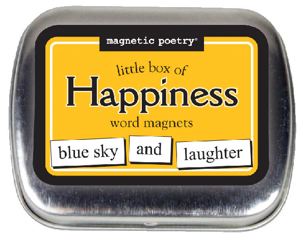 Mini Magnet Poetry Tin | Happiness