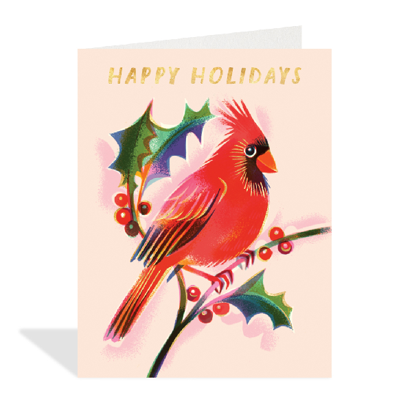 Holiday Cardinal Christmas Card