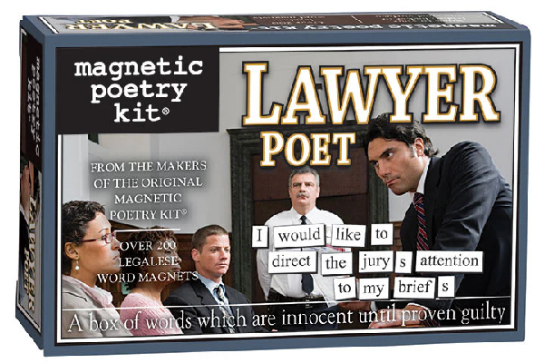 Magnetic Poetry Kit | Lawyer Poet