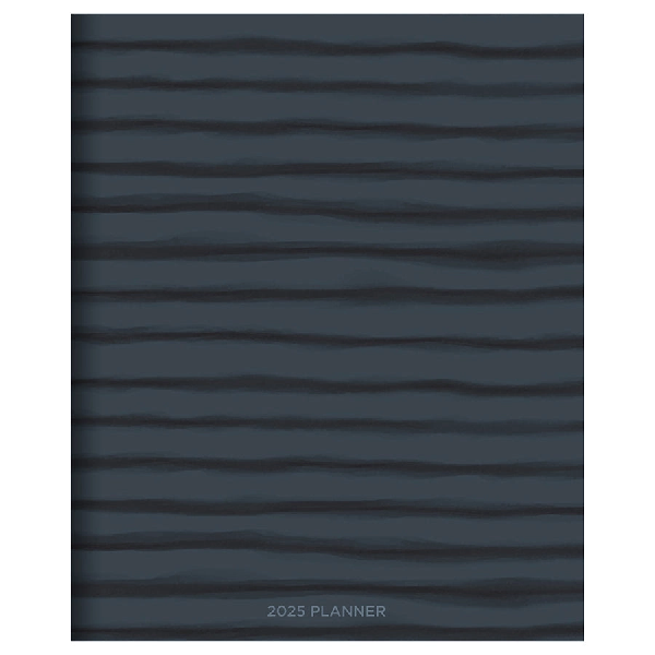 2025 Large Monthly Planner | Naval Stripes