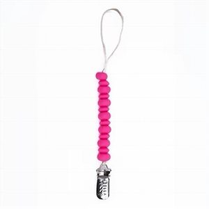 Bella Tunno Silicone Pacifier Clip | Pink