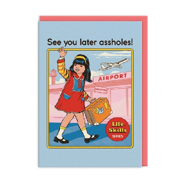 See You Later Bon Voyage Card