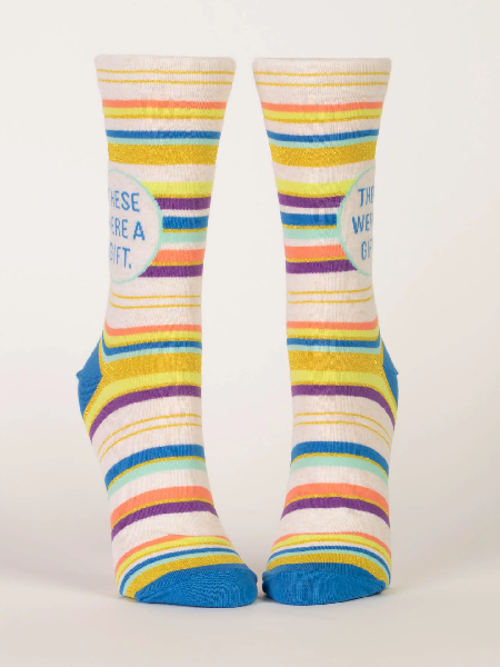 Blue Q Women's Crew Socks | These Were A Gift