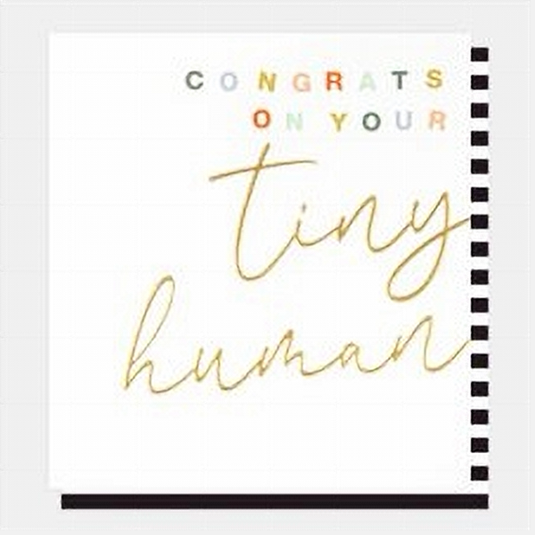 Tiny Human New Baby Card