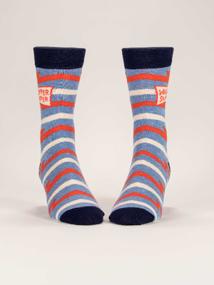 Blue Q Men's Crew Socks | Whippersnapper