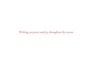 Wreath Of Peace Deluxe Holiday Cards | Set of 20