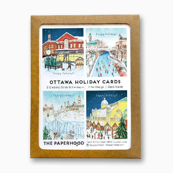 The Paperhood Assorted Ottawa Boxed Christmas Cards | Set of 8