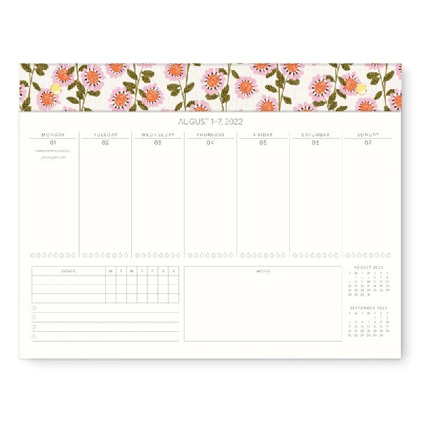 Studio Oh! 2025 Plant And Bloom Desk Calendar | Botanical Bliss